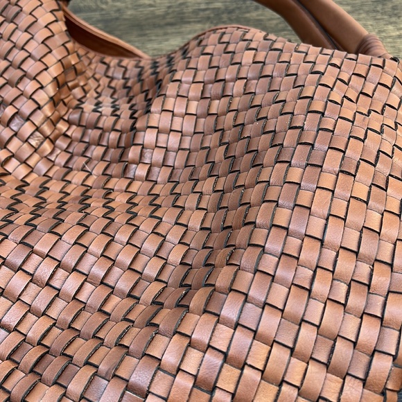 NWT Woven leather shoulder/hobo bag - Picture 6 of 16